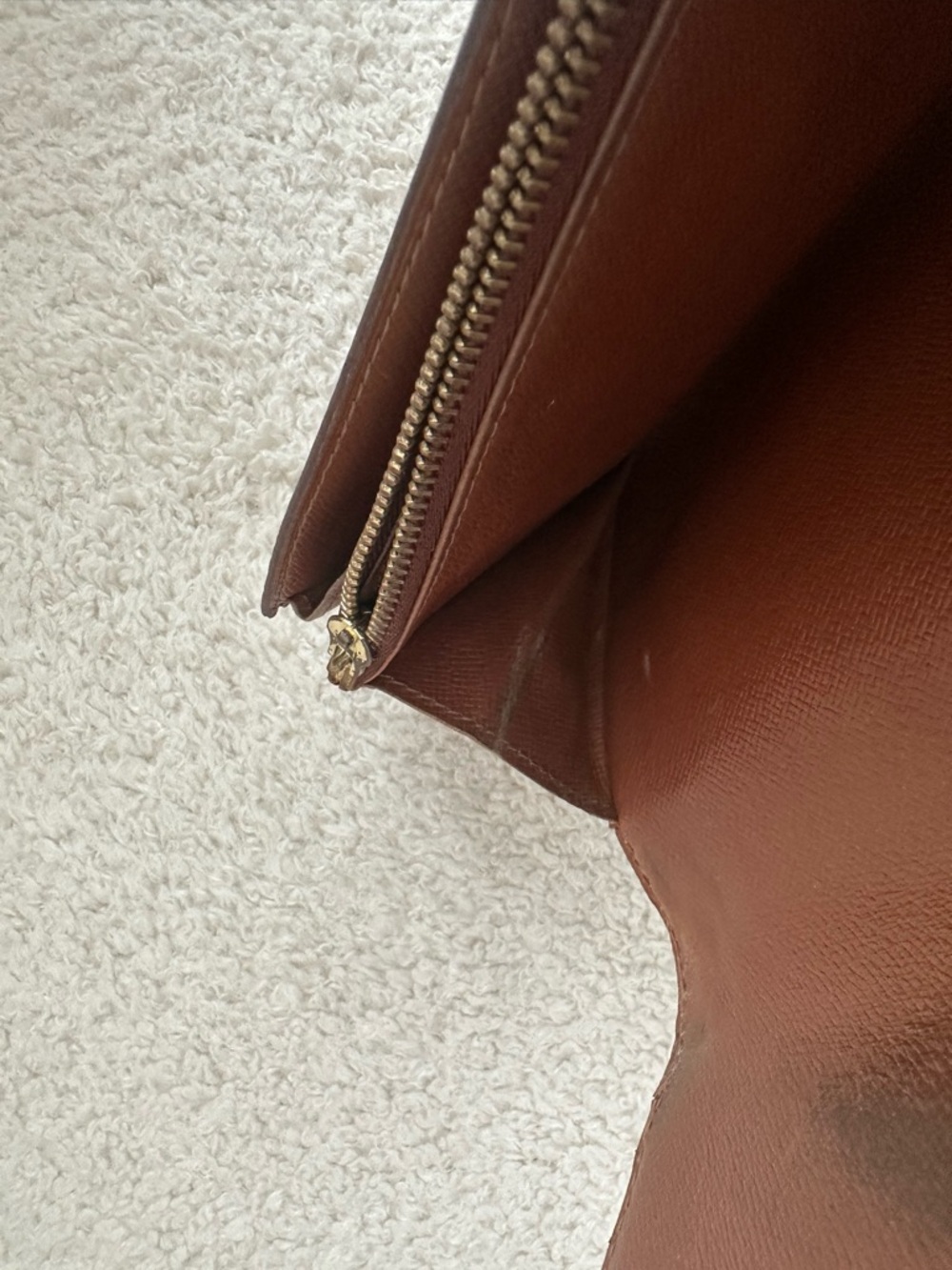 Louis Vuitton Monogram Sarah Long Wallet - Dark Brown & Gold - Picture 7 of 8